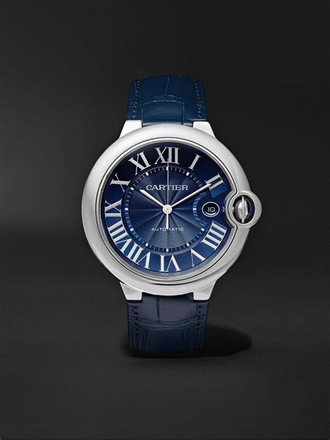 cartier bleu ballon uhr quarz datum